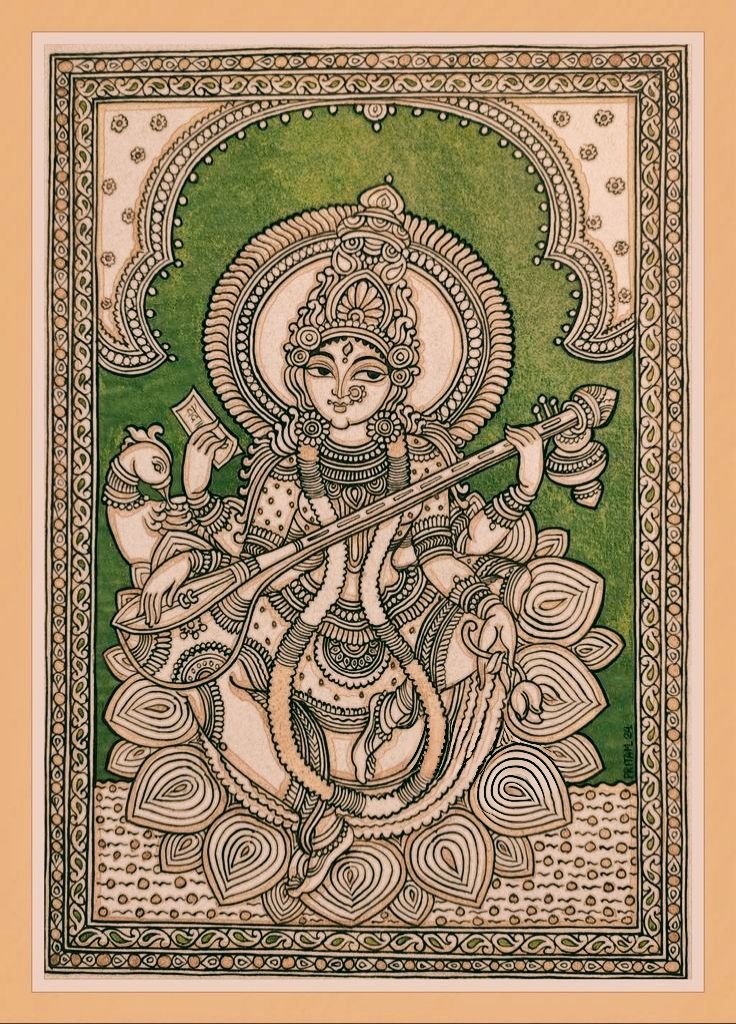 Godess Saraswati โ The Muse of Knowledge